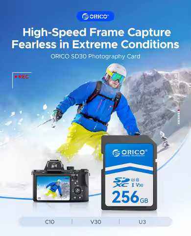 ORICO Extreme SDXC UHS-I Memory Card SD Card for Professional 4K Camera Pro Up to 90MB/s Speed 4K UH