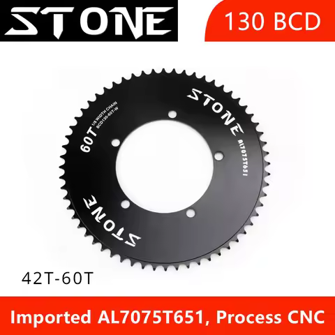 Stone 130 BCD chainring fixed gear track bike fixie Round 42T 46T 48T 50T51T 52T53T54T55T57T58T60T t