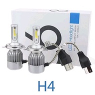 C6 led bulbs, 1set headlights, large box C6 H4 headlights