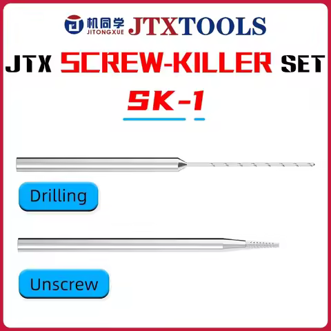 JTX SK-1 Screw Killer Set Professional Screw Extractor for iPhone Mobile Phone Stripped Grinding Qui