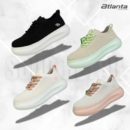 ATLANTA CASUAL JOGGING WALKING AFW325101S UNISEX SHOES BLACK WHITE MINT GREEN PINK COLOR