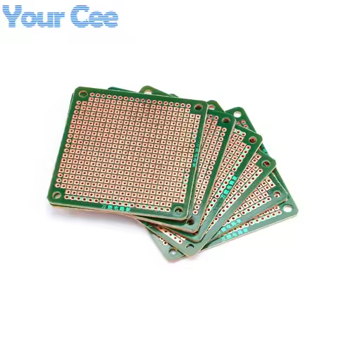 10pcs/1pc 6x6cm DIY Prototype Paper PCB 6*6cm Universal Circuit Board Solderless Breadboard 60*60mm 
