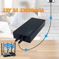 MD2TS Mini DC UPS For Wifi Router UPS Portable Power Supply 12V 3A 12000mAh UPS CCTV Camera Backup P