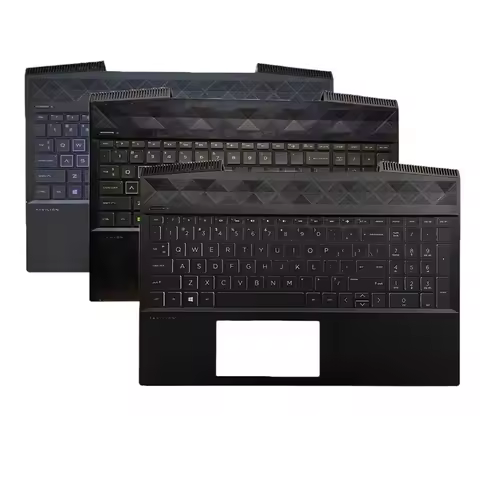 Original New US Keyboard For Pavilion 15-CX TPN-C133 Laptop Palmrest Cover Upper Top Case With Backl
