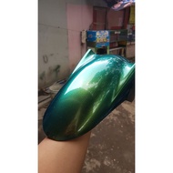 Cat bunglon 3 warna blue green gold biru hijau emas 100ml