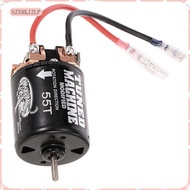 [szxmkj2lp] RC Car 4 Pole 12 Slot 55T 540 Brushed Motor for 1/10 Axial SCX10 RC4WD D90