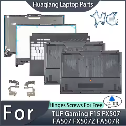 For TUF Gaming F15 FX507 FX507Z FX507VV FX507VU FA507 FA507Z Laptop LCD Back Cover Bezel Upper Lower