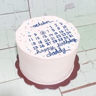 Kue Ulang Tahun/Birthday Cake/Kue Ultah tema Kalender/Kue Ulang Tahun Jakarta