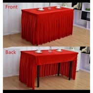 Tablecloth Cover 75cm x 60cm x 120cm covers the front, right, left side and top, open leg drawer