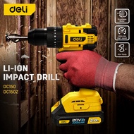 DELI Cordless Li-ion Impact Drill (20V / 50Nm / 10mm / 27000bpm / Brushless) DC150Z / DC150