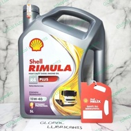 NEW! Shell Rimula R4 PLUS 15W-40 5 Liter (Oli Mesin Diesel Synthetic)