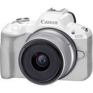 Canon EOS R50 w/ RF-S 18-45 f/3.5-6.3 IS STM (WH) สินค้าใหม่ของแท้ มีเลขและรหัสตรวจสอบได้ มีประกันศูนย์ไทย