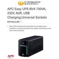 APC Easy UPS BVX 700VA, 230V, AVR, USB Charging,Universal Sockets ( APC BVX700LUI-MS )