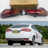 Toyota Vios XP-151 2019=2021 Rear Bumper Reflector LED Light Bar With Running Signal