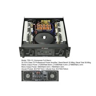 3U 2CH Class TD Professional Power Amplifier dBvoice model TRX-10, TRX-20, TRX-30
