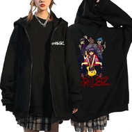 Gorillaz Print Hoodie Jacket - Zipper Hoodies Anime Lover Gorillaz