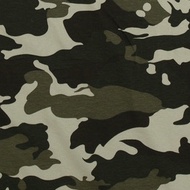 HIJAU Stretch Camouflage BW Dark Green Army (Pronto Moda)