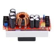Oumefar 10-60V to 12-90V DC-DC Boost Converter with Fan 1500W 30A Step Up Power Supply Module with F