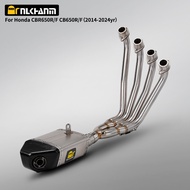 For CB650R/F CBR650R/F 2014-2024 Honda Motorcycle Full System Stainless Steel Front End On Box Botto