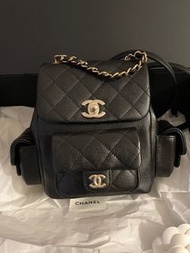 Chanel duma backpack caviar leather 背囊