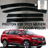 KOON Air Press PROTON X90 2023 Window Tingkap kereta Door Visor Mugen move small tingkap kereta keni