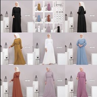 UMNIA DRESS Gamis kekinian Yessana Hijab Bahan Cringkle Premium Ori