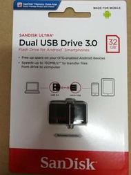 SanDisk 32GB USB 3.0 Dual OTG 手指 全新 包郵 #newbieMar19