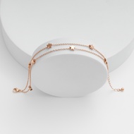 Lắc chân nữ LAMY Five Pointed Star Anklet Bracelet Silver 9006SV