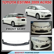 TOYOTA ESTIMA 2009 ACR50 MODELISTA STYLE FRONT SKIRT BODYKIT MATERIAL PU GETAH