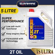 TS Ultra Super Performance 2T Motor Oil Minyak 2T (5 Liter)