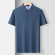 9.8-Summer New Style Short-Sleeved Men's Casual Embroidered Lapel T-Shirt Men's POLO Shirt T-Shirt C