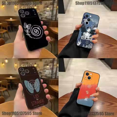 Life Is Strange Game Phone Case For iPhone 17,16,15,14,13,12,11,Pro,XS,Max,XR,Plus,E,SE4,Mini Black 