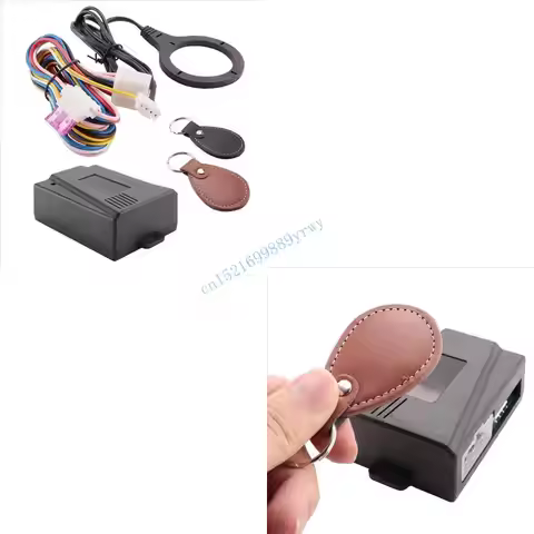 12V Vehicle Security System Auto Start Stop Engine Cut Off Alarm with Remote Control 6XDB