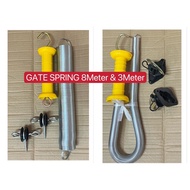 Spring Gate 3 Meter, 8 Meter & Gate Handle Set (Electric Fence/ Farm Fencing/ Pagar Elektrik) (MAXSO