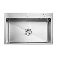 G.house KOCH KITCHEN อ่างล้างจาน 1 หลุมไม่มีที่พัก SUS304 82x53x22.5ซม. SONA จัดส่งเร็ว