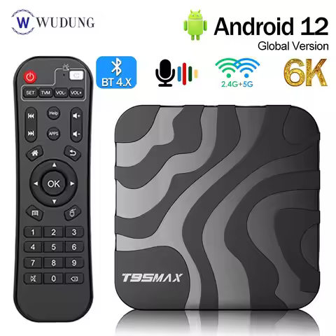 T95 MAX H618 Android 12 Smart TV BOX 2.4G 5G Dual Wifi H618 Quadcore 6K HD 4GB 32GB Set Top BOX 1GB 