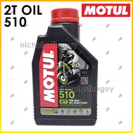 Motul 2T 510 [Made in Vietnam] (100% Original) Technosynthese Semi Ester 2-Stroke Engine Oil