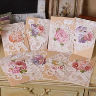 Kad Ucapan Bunga Cantik Beserta Sampul / Floral Greeting Card With Envelope