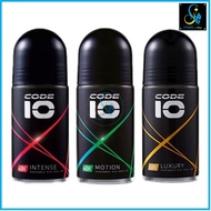 CODE 10 ROLL ON deodorant 50ml [Ready Stock]