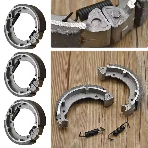 Moped Scooter 90mm 75mm Rear Drum Brake Pads Shoes Motorcycle Brake System Motorbike Brake Shoe Meta