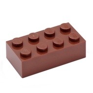 COOLPON|This Is LEGO Lego's Parts Red Brown Brick 2x4 3001 4211201 54534