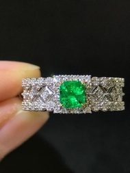 哥倫比亞祖母綠戒指  0.5克拉