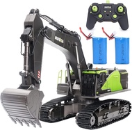 GBABY Huina 1593 RC Excavator Construction Toy 22CH  Remote Control Truck RC Bulldozer Tractor Diggi