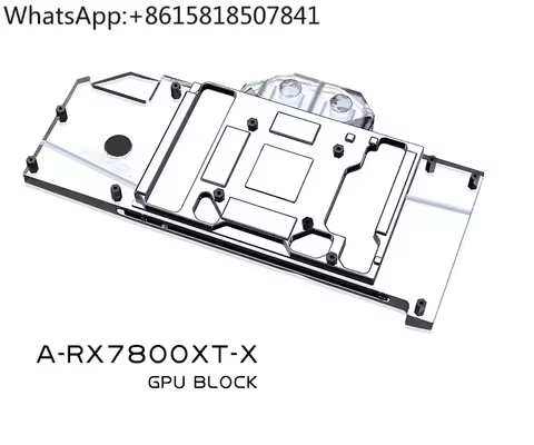A-RX7800XT-X Graphics Card Water Cooled Head, Public AMD Radeon RX 7800 XT