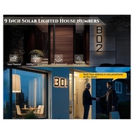 Solar Address Sign For Houses Eco Friendly Solar Powered Efficiency Emergency Service Locating