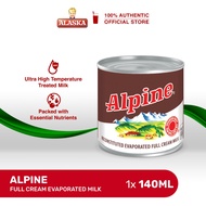 Alpine Full Cream Evaporated Milk 140ml