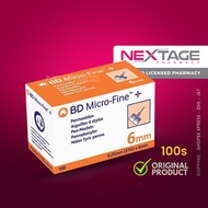 BD Micro-Fine 31G (6mm) needle jarum insulin - 100pcs