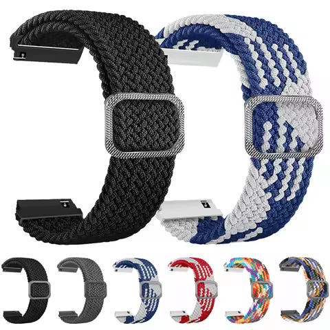 Nylon Strap for Realme Watch 3 2 S Pro Smart Band Metal Quick Release Elastic Adjust Bracelet for Re