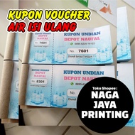 WATER GALLON REFILL COUPON / REFILL DEPOT VOUCHER