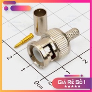 [5 Pieces]- BNC-RG58 BNC Male Connector Straight Wire Truong Giang Components 86